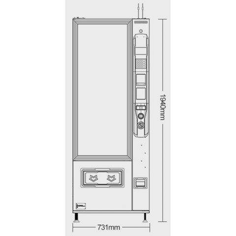 Снековые автоматы TCN CSC-6G